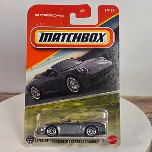 Matchbox Porsche 911 Carrera Cabriolet Die-Cast Car Model